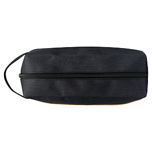 Cosmetic bag with cork bottom