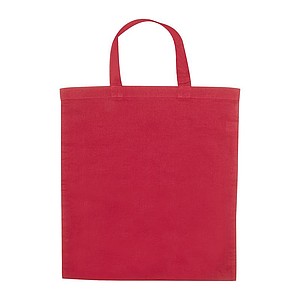 Cotton bag with short handles