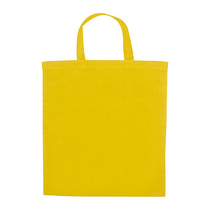 Cotton bag with short handles $