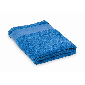 Cotton bath towel, blue