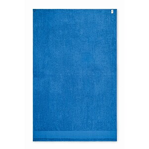 Cotton bath towel, blue