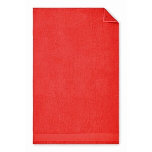 Cotton bath towel, red