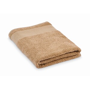 Cotton bath towel, rope
