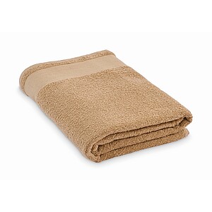 Cotton bath towel, rope