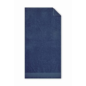 Cotton bath towel, royal blue