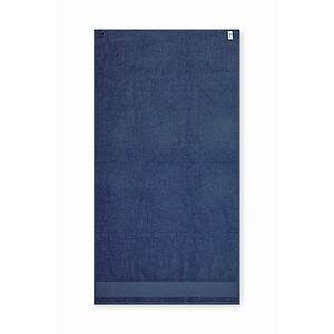 Cotton bath towel, royal blue