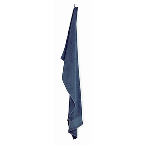 Cotton bath towel, royal blue