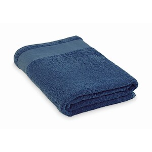 Cotton bath towel, royal blue