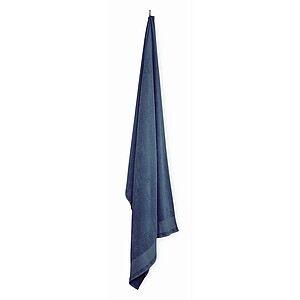 Cotton bath towel, royal blue