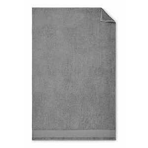 Cotton bath towel, stone grey