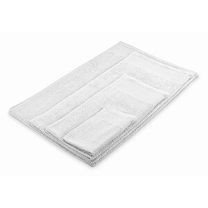Cotton bath towel, white
