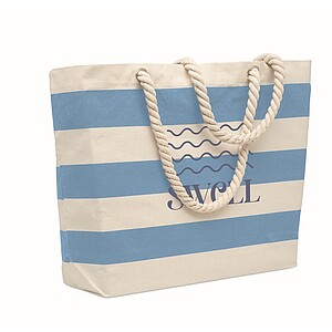 Cotton beach bag 220 gr/m2, baby blue