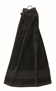 Cotton golf towel with hanger