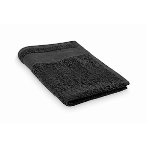 Cotton guest towel, black