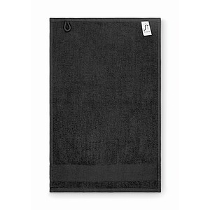 Cotton guest towel, black