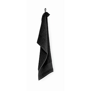 Cotton guest towel, black
