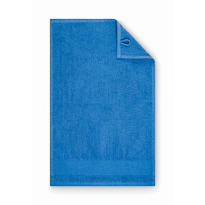 Cotton guest towel, blue