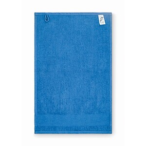 Cotton guest towel, blue