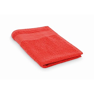 Cotton guest towel, red