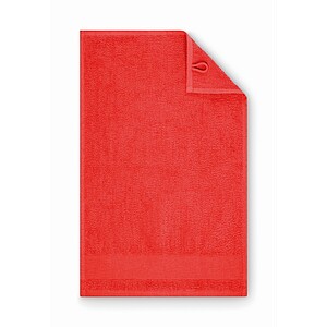 Cotton guest towel, red