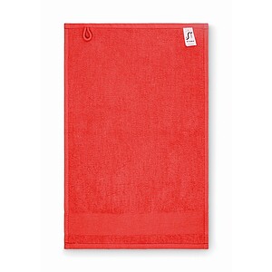 Cotton guest towel, red