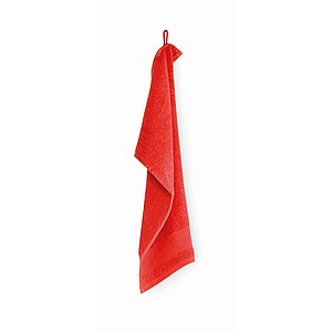 Cotton guest towel, red