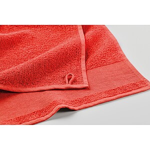 Cotton guest towel, red