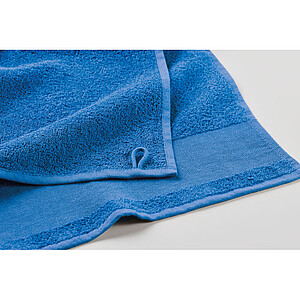 Cotton guest towel, royal blue