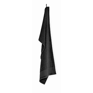 Cotton hand towel, black