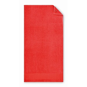 Cotton hand towel, red