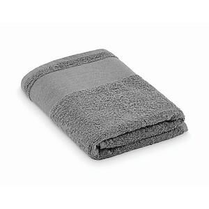 Cotton hand towel, stone grey
