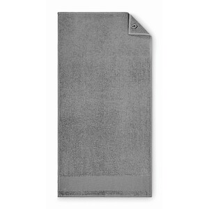 Cotton hand towel, stone grey
