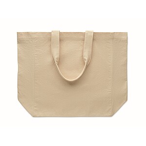 Cotton shopping bag, beige
