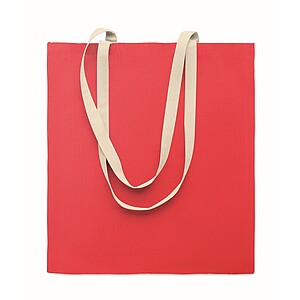 Cotton shopping bag, red