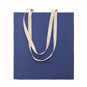 Cotton shopping bag, royal blue
