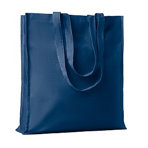 Cotton shopping bag w/ gusset