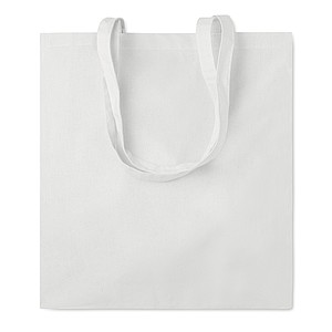 Cotton shopping bag w/ gusset
