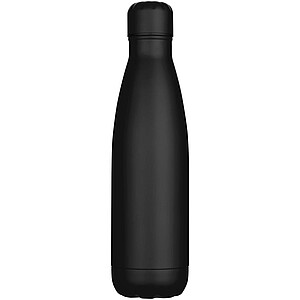 Cove 750 ml RCS recycled single wall stainless steel water bottle, black