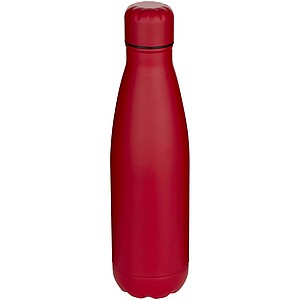 Cove 750 ml RCS recycled single wall stainless steel water bottle, red