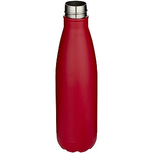 Cove 750 ml RCS recycled single wall stainless steel water bottle, red