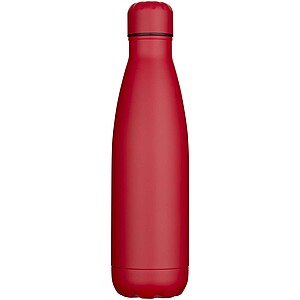 Cove 750 ml RCS recycled single wall stainless steel water bottle, red