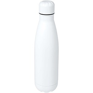 Cove 750 ml RCS recycled single wall stainless steel water bottle, white