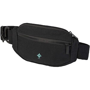 Crescent 500 g/m2 Aware™ recycled crossbody bag, solid black