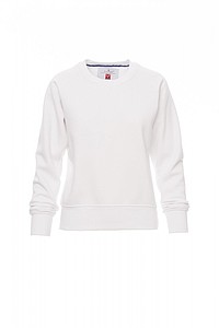 Crew-neck sweatshirt, MISTRAL+LADY, white, S
