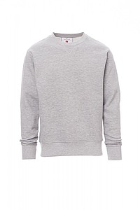 Crew-neck sweatshirt, ORLANDO MELANGE, melange grey, S