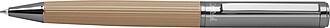 CrisMa ball pen with ribbed grip, beige