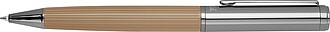 CrisMa ball pen with ribbed grip, beige