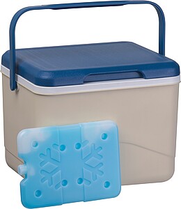 CrisMa cooler box with ice pack, beige