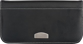 CrisMa leather travelwallet, black