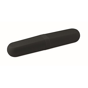 Cutlery set and case in PLA, black